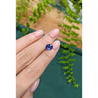1.78 Ct. Blue Sapphire from Ceylon (Sri Lanka) Life Style