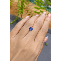 1.38 Ct. Blue Sapphire from Ceylon (Sri Lanka) Life Style