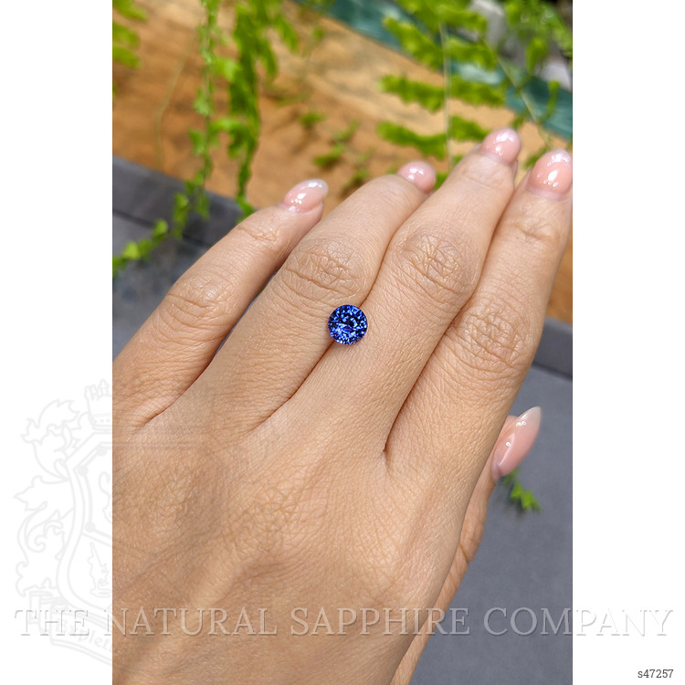 1.38 Ct. Blue Sapphire from Ceylon (Sri Lanka)