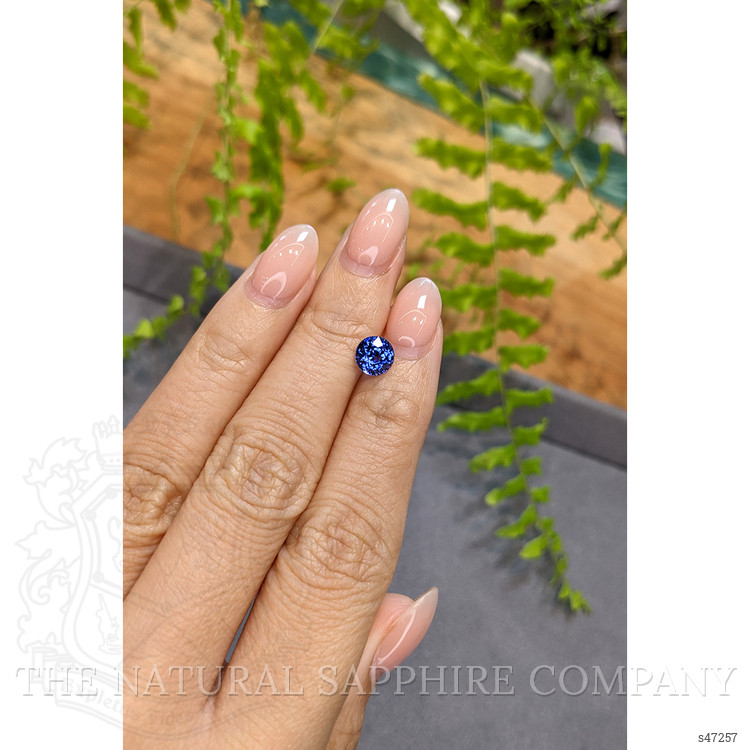 1.38 Ct. Blue Sapphire from Ceylon (Sri Lanka)