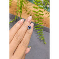 2.12 Ct. Blue Sapphire from Ceylon (Sri Lanka) Life Style