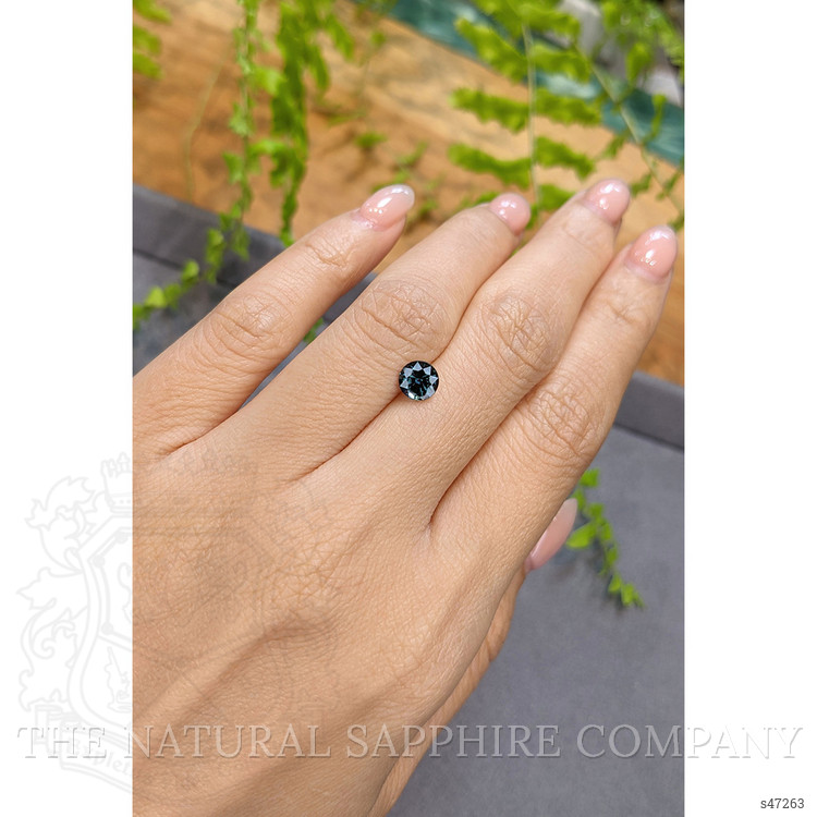 1.10 Ct. Bluish Green Sapphire from Ceylon (Sri Lanka)