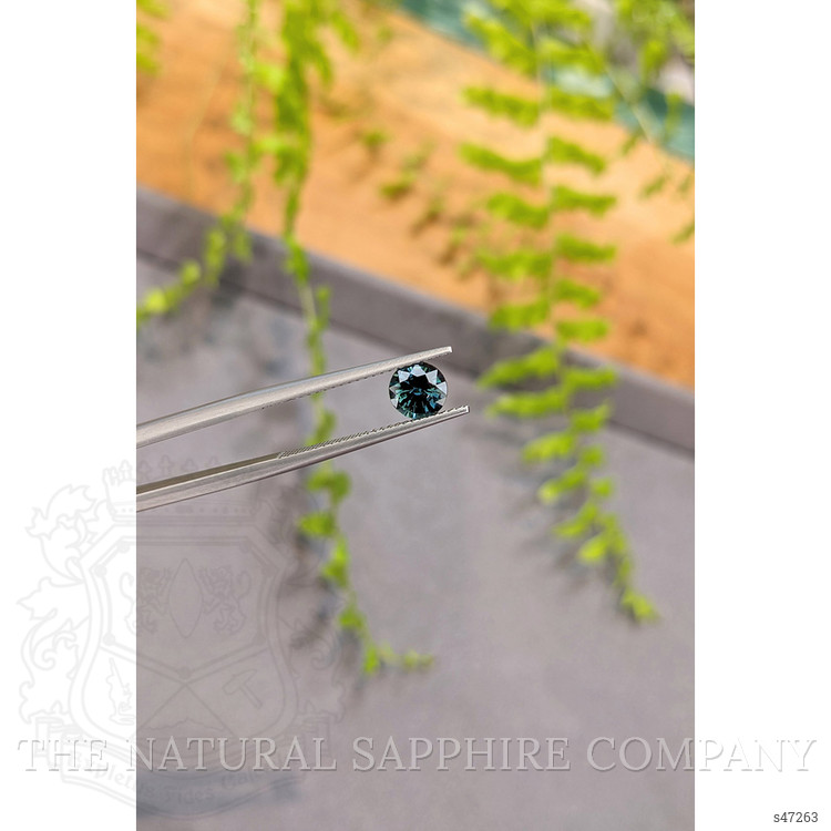 1.10 Ct. Bluish Green Sapphire from Ceylon (Sri Lanka)