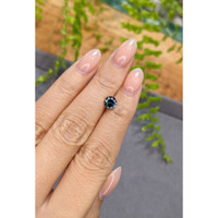 1.10 Ct. Bluish Green Sapphire from Ceylon (Sri Lanka) Life Style
