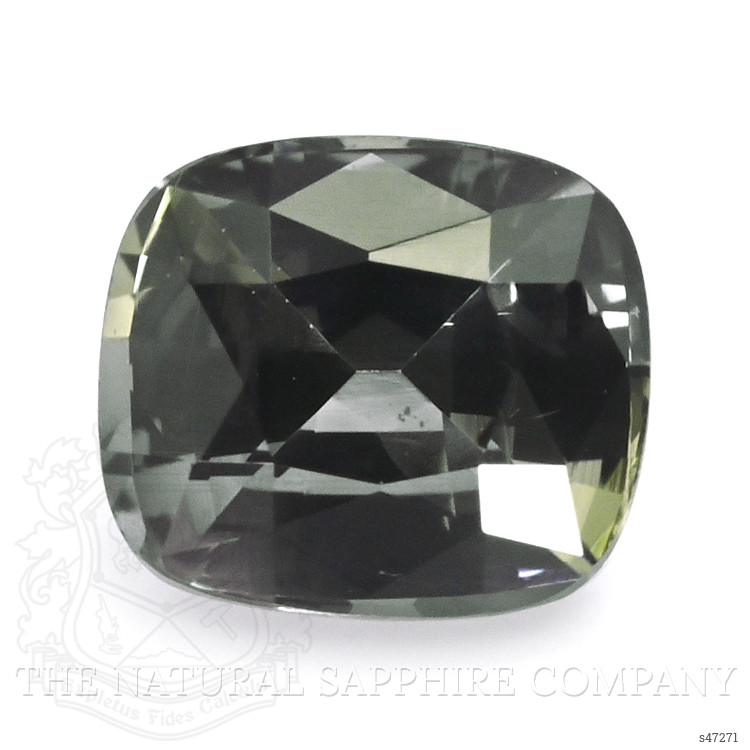 0.59 Ct. Yellowish Green Sapphire from Ceylon (Sri Lanka)