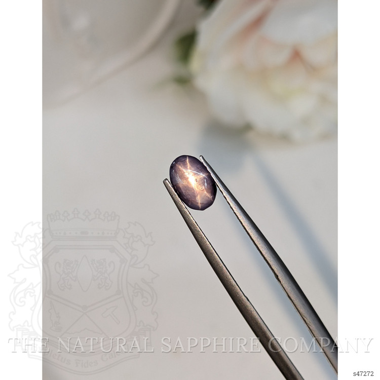 1.42 Ct. Greyish Blue Star Sapphire from Ceylon (Sri Lanka)
