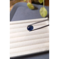 4.82 Ct. Blue Cabochon Sapphire from Ceylon (Sri Lanka) Life Style