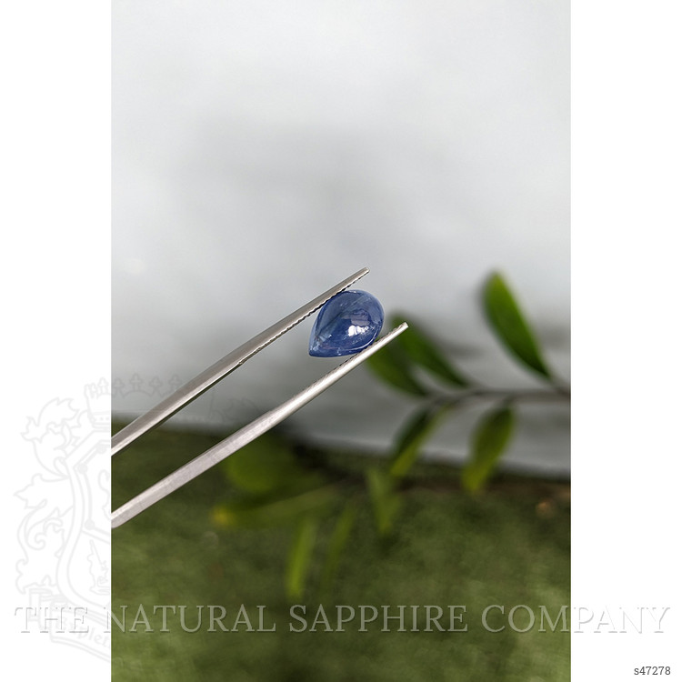 5.08 Ct. Blue Cabochon Sapphire from Ceylon (Sri Lanka)