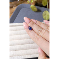 4.39 Ct. Blue Cabochon Sapphire from Ceylon (Sri Lanka) Life Style