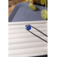 4.39 Ct. Blue Cabochon Sapphire from Ceylon (Sri Lanka) Life Style