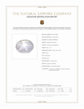 1.37 Ct. Grey Star Sapphire from Ceylon (Sri Lanka) Scan Report