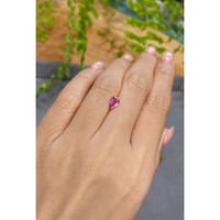 0.85 Ct. Pink Sapphire from Ceylon (Sri Lanka) Life Style