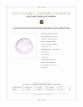 3.18 Ct. Pink Star Sapphire from Burma (Myanmar) Scan Report
