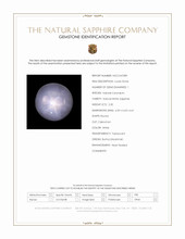 2.30 Ct. White Star Sapphire from Burma (Myanmar) Scan Report