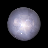 2.30 Ct. White Star Sapphire from Burma (Myanmar) Video