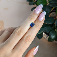 1.58 Ct. Blue Sapphire from Ceylon (Sri Lanka) Life Style
