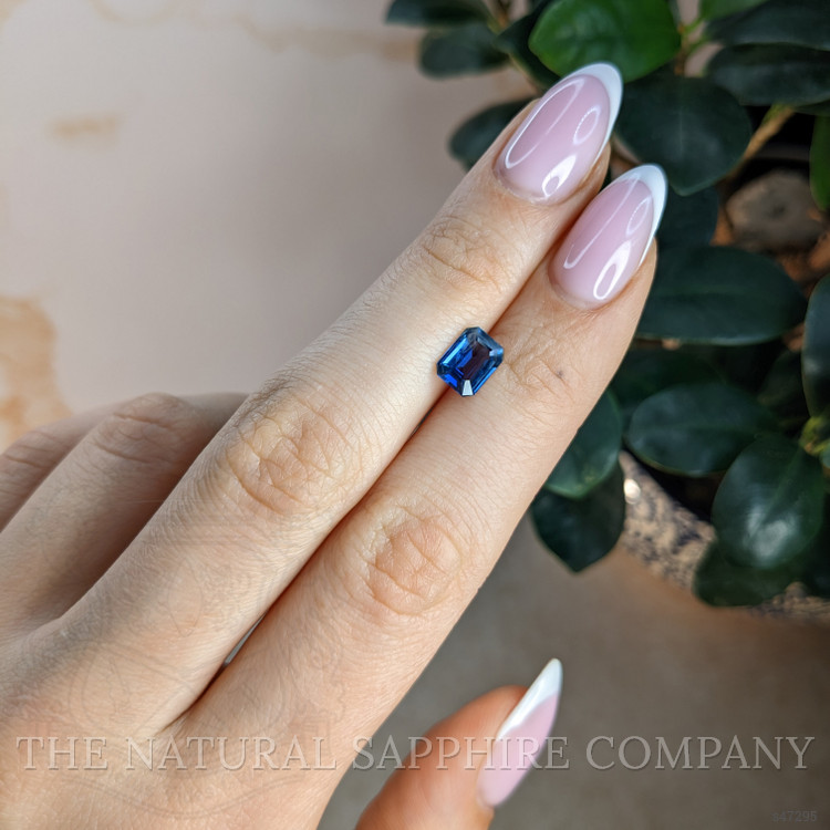 1.58 Ct. Blue Sapphire from Ceylon (Sri Lanka)