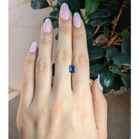 1.58 Ct. Blue Sapphire from Ceylon (Sri Lanka) Life Style