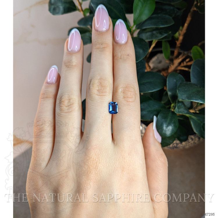 1.58 Ct. Blue Sapphire from Ceylon (Sri Lanka)