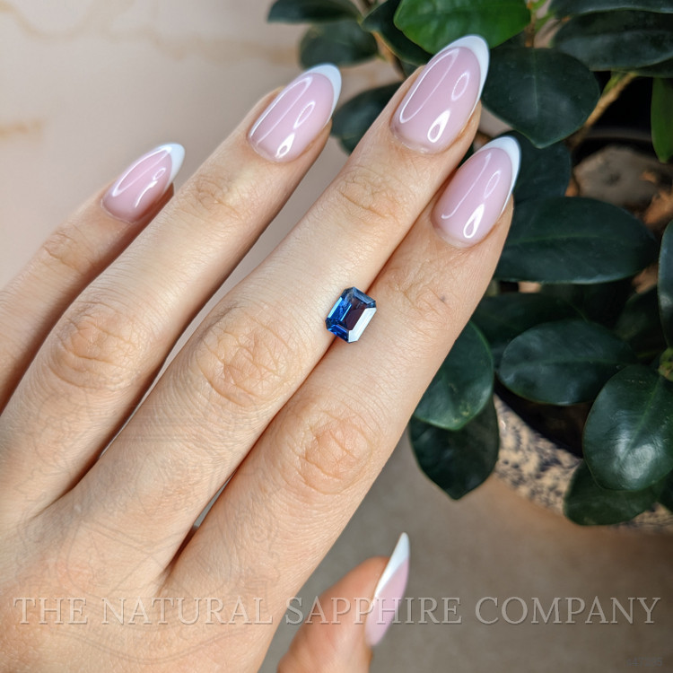 1.58 Ct. Blue Sapphire from Ceylon (Sri Lanka)