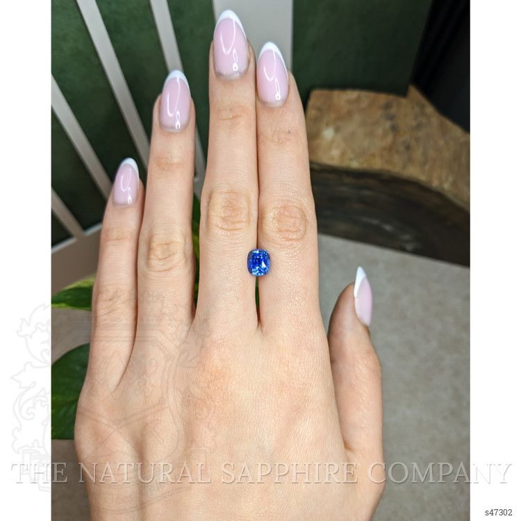 2.84 Ct. Blue Sapphire from Ceylon (Sri Lanka)