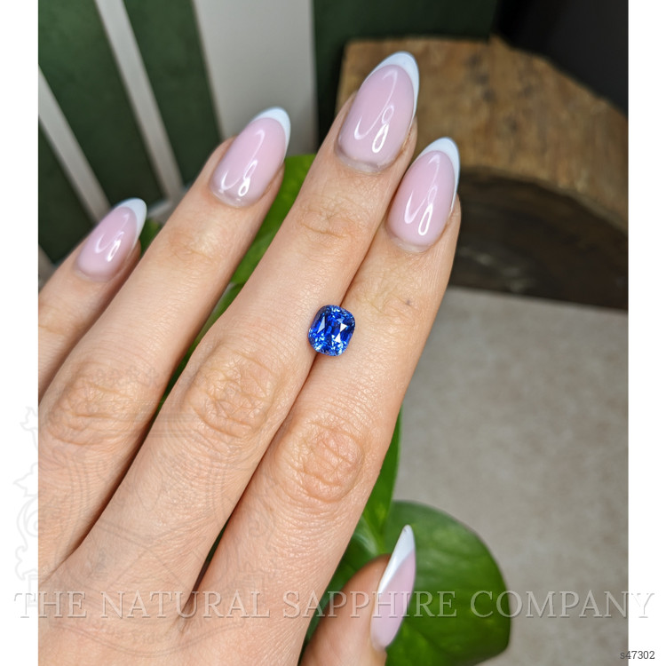 2.84 Ct. Blue Sapphire from Ceylon (Sri Lanka)