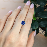 3.03 Ct. Blue Sapphire from Ceylon (Sri Lanka) Life Style