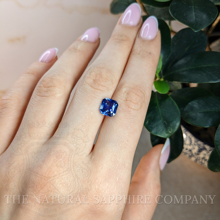 3.03 Ct. Blue Sapphire from Ceylon (Sri Lanka)