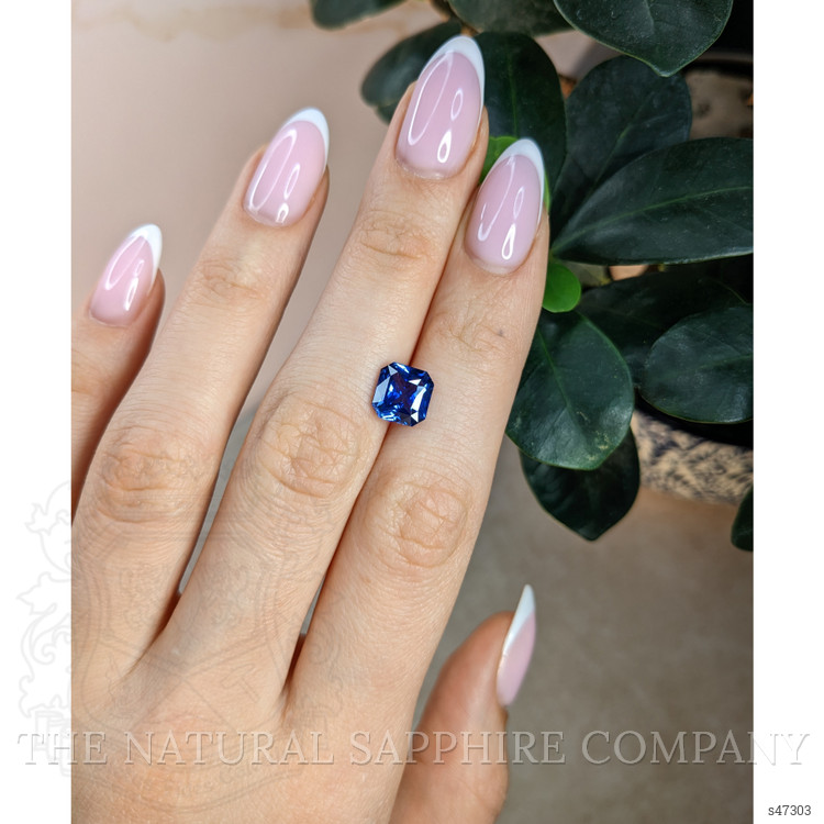 3.03 Ct. Blue Sapphire from Ceylon (Sri Lanka)