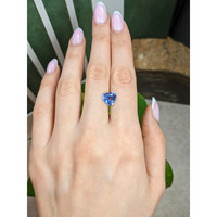 2.74 Ct. Blue Sapphire from Ceylon (Sri Lanka) Life Style