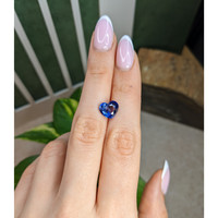3.08 Ct. Blue Sapphire from Ceylon (Sri Lanka) Life Style