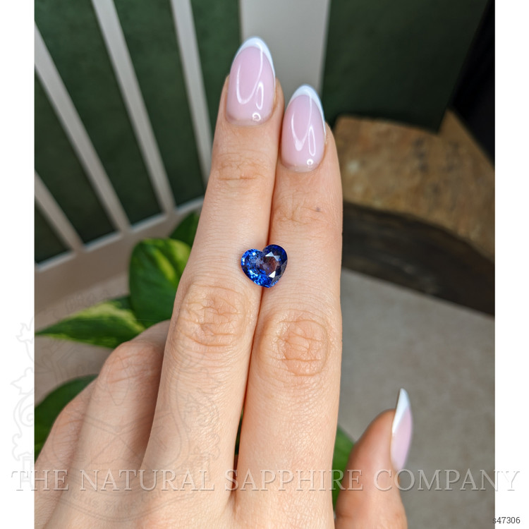 3.08 Ct. Blue Sapphire from Ceylon (Sri Lanka)