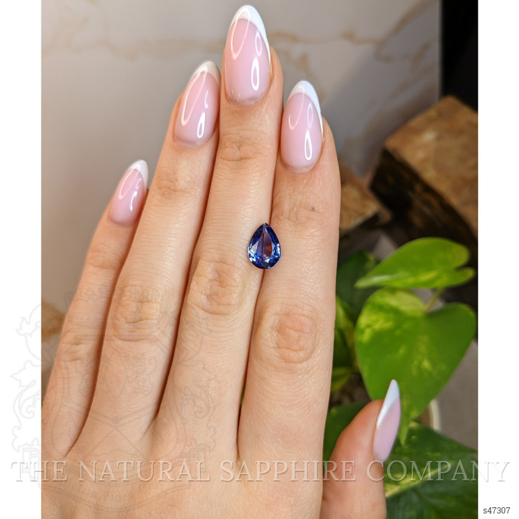 2.52 Ct. Blue Sapphire from Ceylon (Sri Lanka)