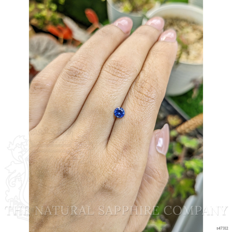 0.46 Ct. Blue Sapphire from Ceylon (Sri Lanka)