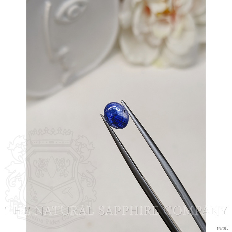 1.20 Ct. Blue Cabochon Sapphire from Ceylon (Sri Lanka)