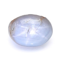 1.15 Ct. Bluish Grey Star Sapphire from Ceylon (Sri Lanka) Video