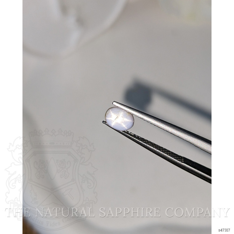 1.15 Ct. Bluish Grey Star Sapphire from Ceylon (Sri Lanka)