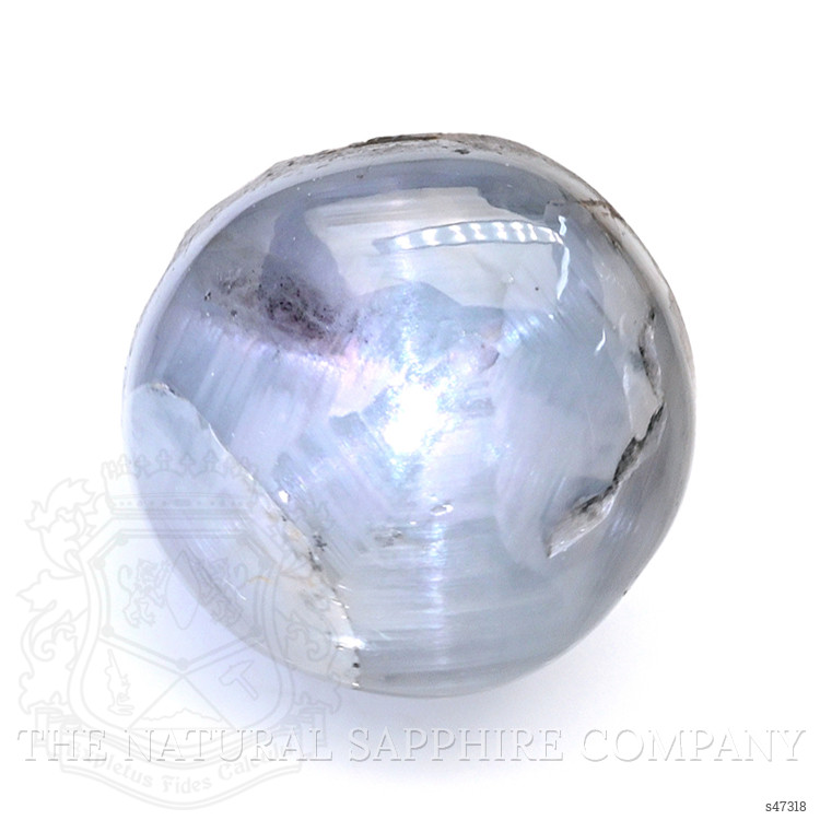 3.66 Ct. Greyish Blue Star Sapphire from Ceylon (Sri Lanka)