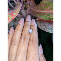 3.66 Ct. Greyish Blue Star Sapphire from Ceylon (Sri Lanka) Life Style
