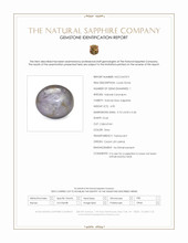 4.90 Ct. Grey Star Sapphire from Ceylon (Sri Lanka) Scan Report