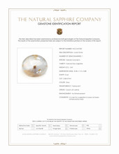 2.40 Ct. Grey Cabochon Sapphire from Ceylon (Sri Lanka) Scan Report
