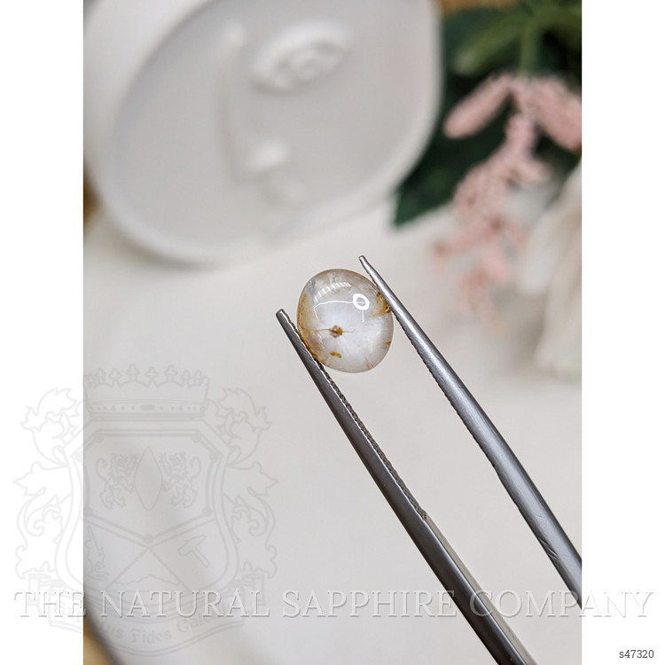 2.40 Ct. Grey Cabochon Sapphire from Ceylon (Sri Lanka)
