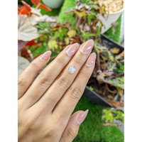 2.40 Ct. Grey Cabochon Sapphire from Ceylon (Sri Lanka) Life Style