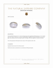 4.12 Ct. Grey Star Sapphire from Ceylon (Sri Lanka) Appraisal