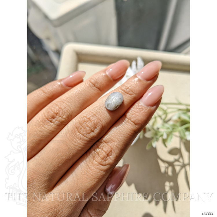 4.12 Ct. Grey Star Sapphire from Ceylon (Sri Lanka)