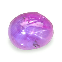 0.93 Ct. Pinkish Purple Star Sapphire from Ceylon (Sri Lanka) Video