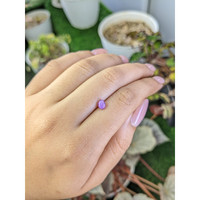 0.93 Ct. Pinkish Purple Star Sapphire from Ceylon (Sri Lanka) Life Style