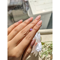 0.93 Ct. Pinkish Purple Star Sapphire from Ceylon (Sri Lanka) Life Style