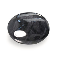 3.09 Ct. Black Cabochon Sapphire from Ceylon (Sri Lanka) Video