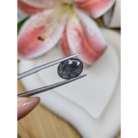 3.09 Ct. Black Cabochon Sapphire from Ceylon (Sri Lanka) Life Style
